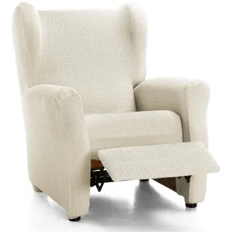 Funda sofá relax beige tela