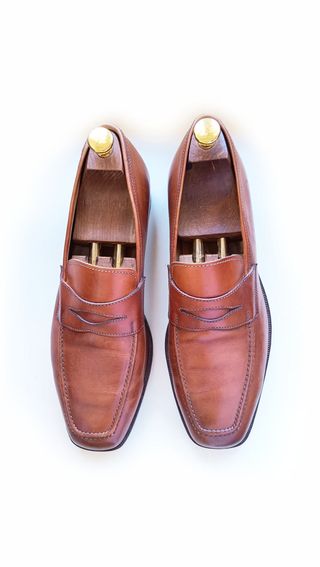 Mocassini in pelle marrone - Taglia 43.5