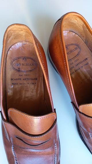 Mocassini in pelle marrone - Taglia 43.5