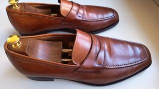 Mocassini in pelle marrone - Taglia 43.5