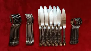 Cubertería Monix 18/10 años 70 de 109 piezas