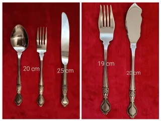 Cubertería Monix 18/10 años 70 de 109 piezas