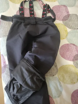 Pantalón de ski Söll infantil y manoplas