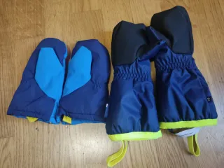 Pantalón de ski Söll infantil y manoplas