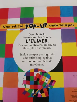 L'Elmer. Llibre Pop-Up - L'Elmer. Una edició po...