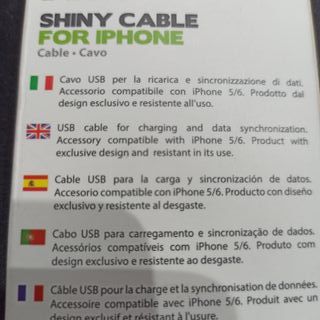 Cavo USB brillante per iPhone 5/6