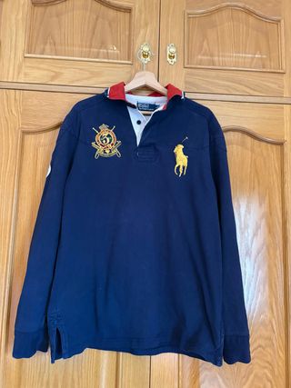 Polo Ralph Lauren Manga Larga Azul