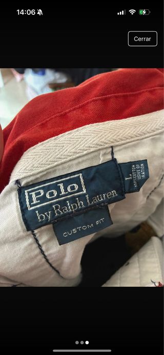 Polo Ralph Lauren Manga Larga Azul