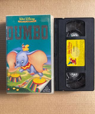 Película VHS Dumbo Los Clásicos Disney