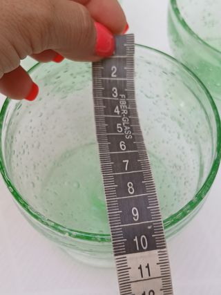 Coppe Murano Vetro Verde - Set 6 Pezzi