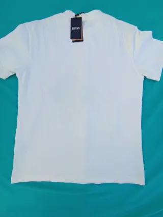 Camiseta BOSS Blanca Estampada