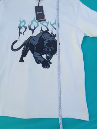 Camiseta BOSS Blanca Estampada