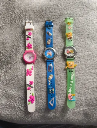 Lote 3 orologi per bambini