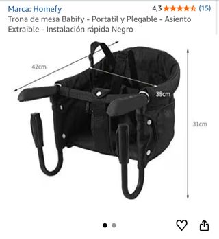 Trona de mesa Homefy Babify plegable