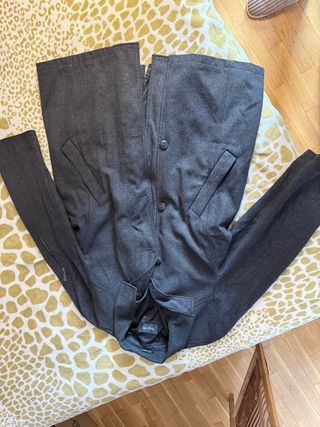 Abrigo Bugatti gris hombre tela paño