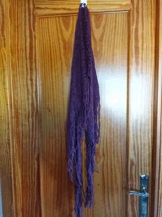 Chal calado violeta