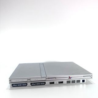 PlayStation 2 Slim Silver Legge NTSC Con Cavi