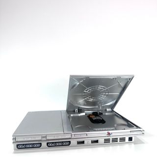 PlayStation 2 Slim Silver Legge NTSC Con Cavi