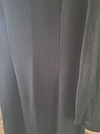 GLIV Elegante Vestido de Lana con Mangas Transpare