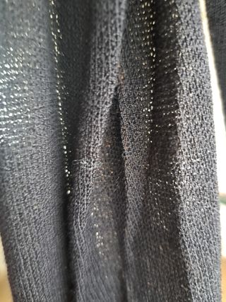 GLIV Elegante Vestido de Lana con Mangas Transpare