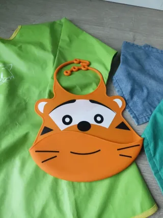 Baberos y pañuelos de algodón para babas