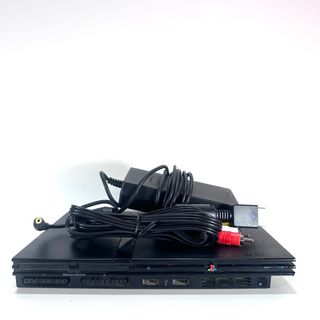 PlayStation 2 Sony Nera Completa di cavi