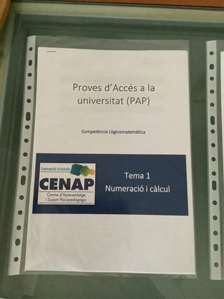 Tema 1: Numeració i càlcul.