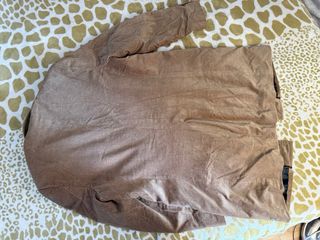 Abrigo hombre caramelo, tela de lana muy suave