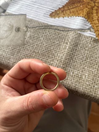 Anillo Pandora Oro y Plata