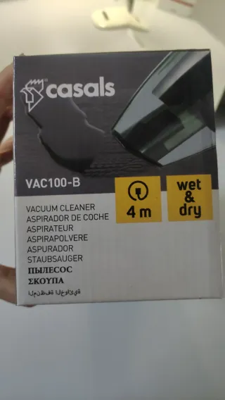Aspirador coche Casals VAC 100-B