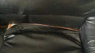 Sofá 3+2 plazas piel negro