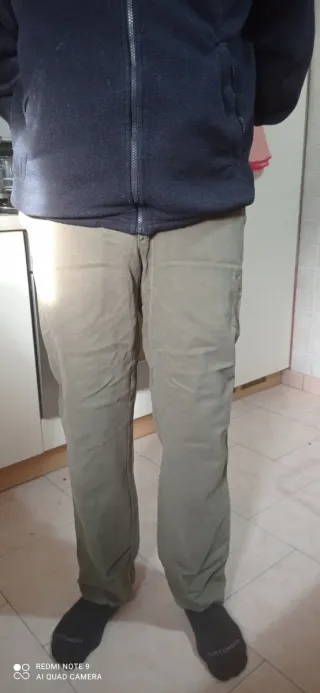 Pantaloni Dockers Uomo Verde Oliva Vintage