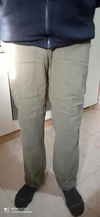 Pantaloni Dockers Uomo Verde Oliva Vintage