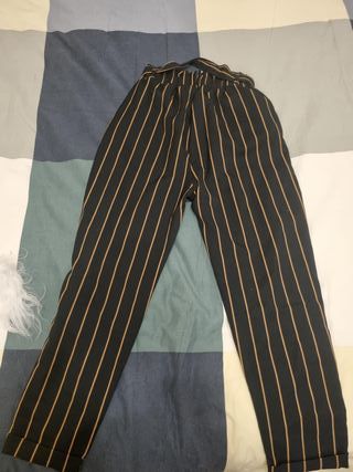 Pantaloni donna estivi a righe taglia S