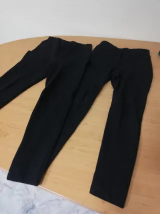 Pack 2 Pantalones Casual Mujer Negro