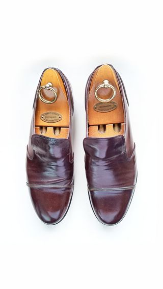 Mocassini in pelle Marrone Made in Italy