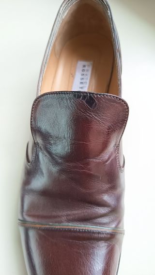 Mocassini in pelle Marrone Made in Italy