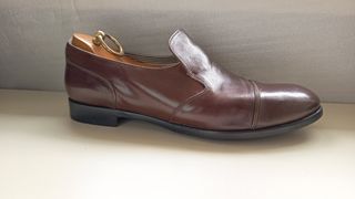 Mocassini in pelle Marrone Made in Italy