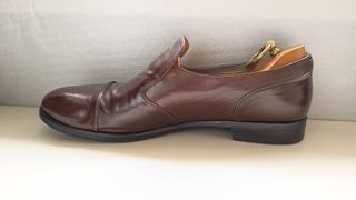 Mocassini in pelle Marrone Made in Italy