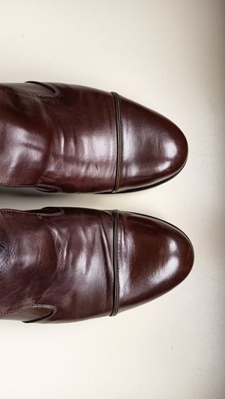 Mocassini in pelle Marrone Made in Italy