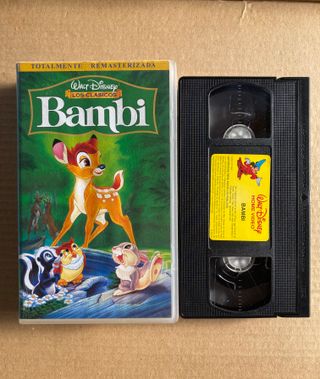 Película VHS Bambi Walt Disney Los Clásicos