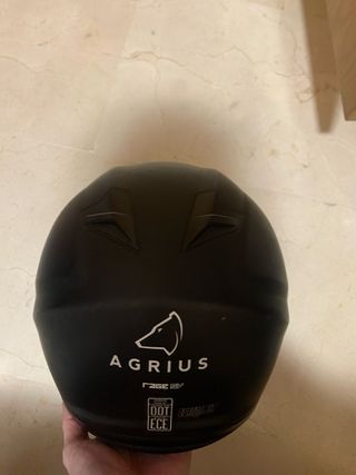 Casco de moto Agrius negro