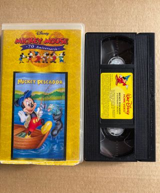 VHS Mickey Pescador Disney Español