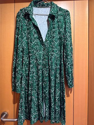 Vestido midi estampado floral