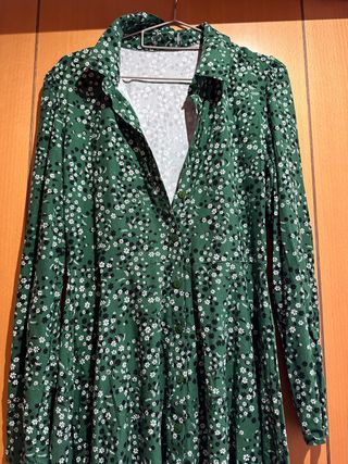 Vestido midi estampado floral