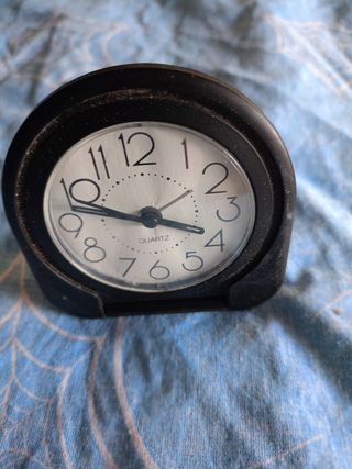 Sveglia da viaggio con placca in argento 925