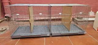 Jaula para pájaros metálica modular