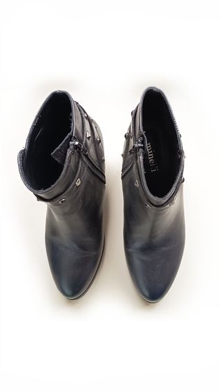 Stivaletti Minelli Pelle Nera Tg. 38