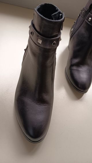 Stivaletti Minelli Pelle Nera Tg. 38