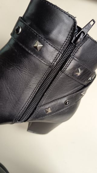 Stivaletti Minelli Pelle Nera Tg. 38